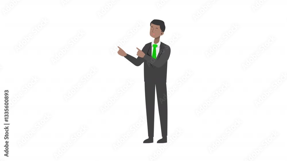 video man is standing and giving a lecture cartoon animation
video man is standing and giving a lecture cartoon animation