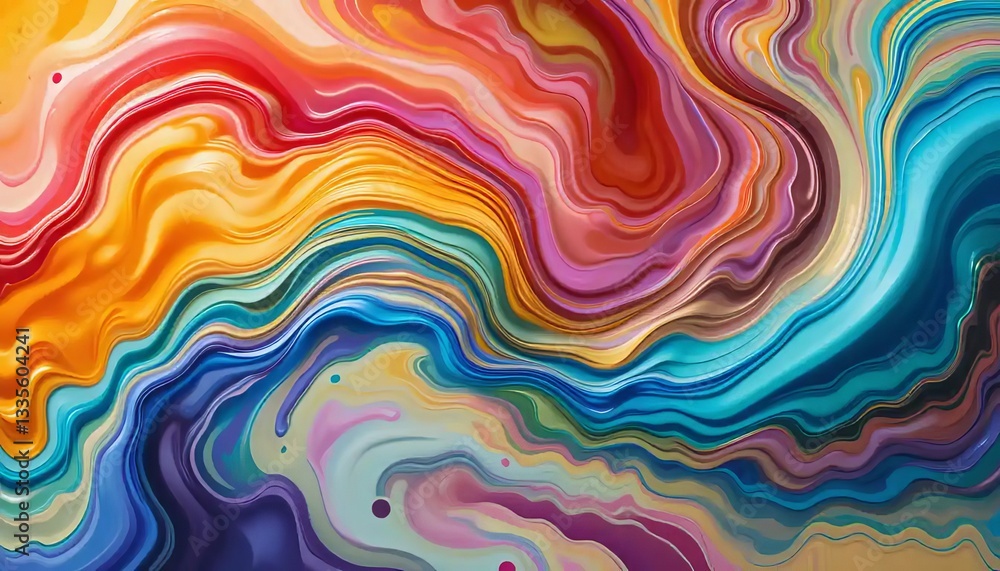 Dynamic Abstract Fluid Art Design Dynamic Abstract Fluid Art Design