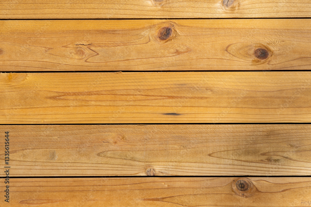 Fototapeta premium 自然な木の板でつくられた壁