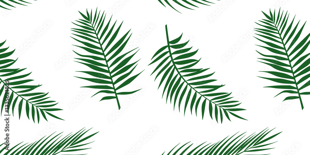 Tropical Palm Leaf Pattern for Design Tropical Palm Leaf Pattern for Design