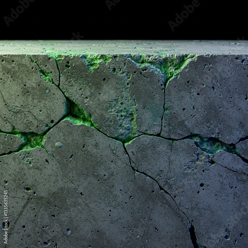 Wallpaper Mural Smart Cement Texture with Self-Healing Cracks – Eco-Friendly, Responsive Design for Futuristic Architecture Torontodigital.ca