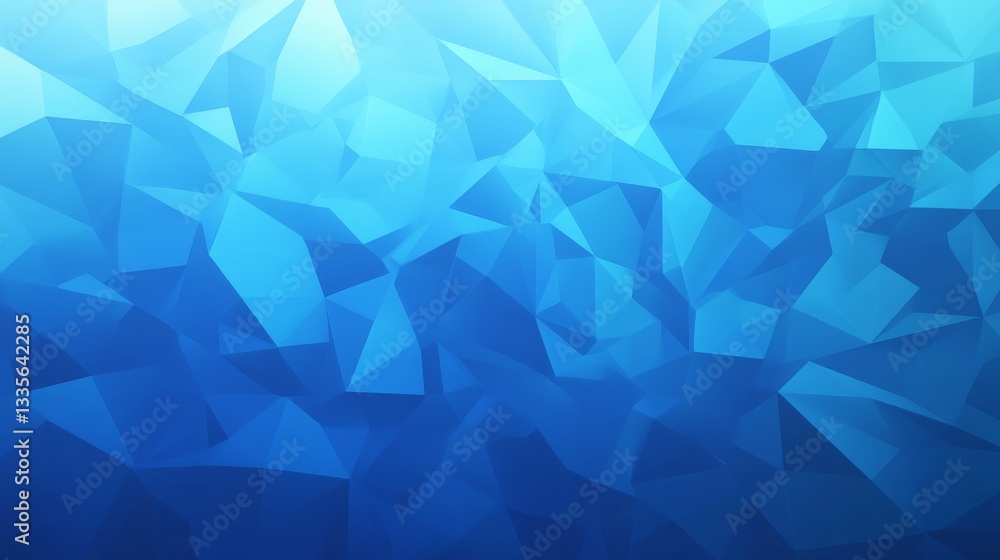 Abstract Blue Polygonal Background Design Abstract Blue Polygonal Background Design