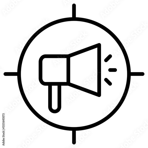 Target Ads Outline Icon