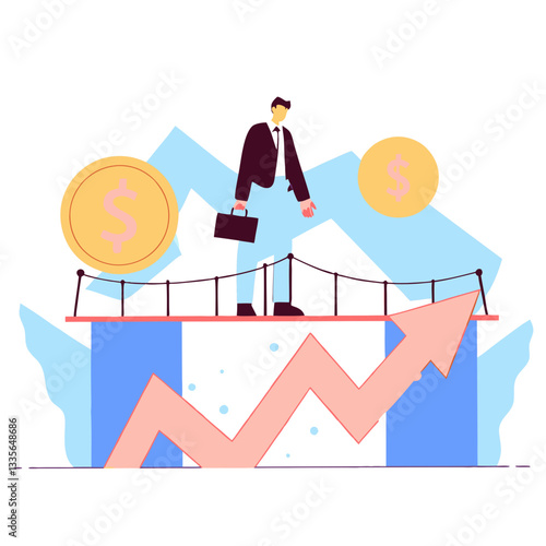 Economic Risk Roundish Flat