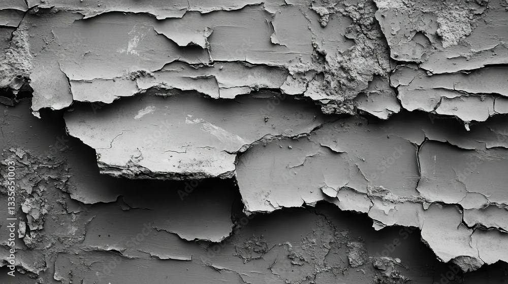 Obraz premium Aged Cracked Wall Texture