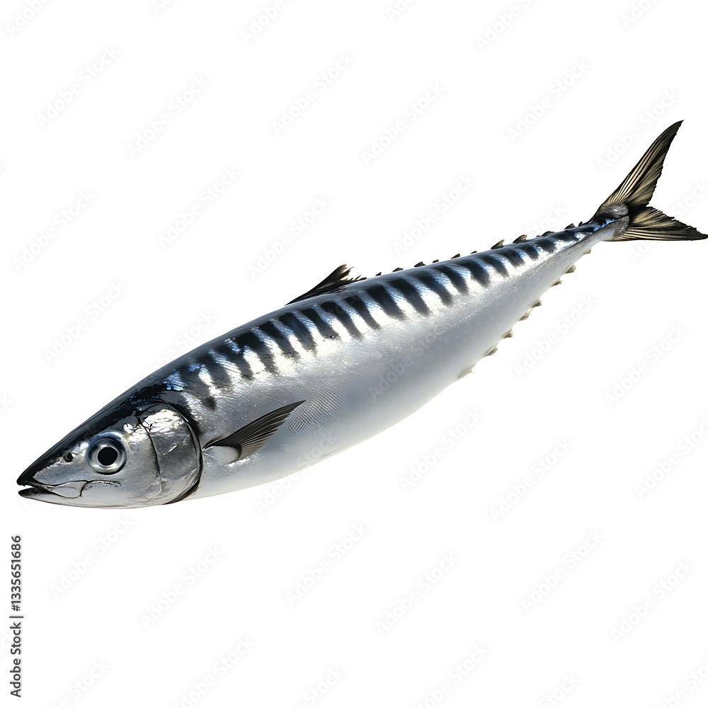 Atlantic horse mackerel, isolated Atlantic horse mackerel, isolated