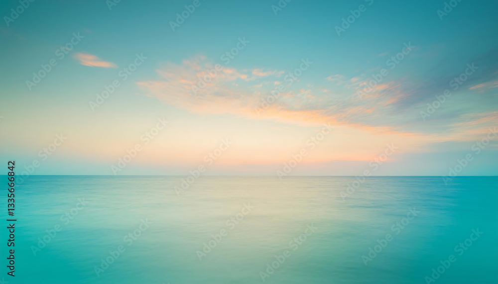 Obraz premium sunset over the sea background wallpaper