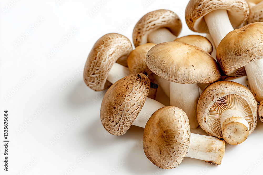 Harvested at autumn amazing edible mushrooms boletus edulis (king bolete) known as porcini mushrooms isolated on white background.
Harvested at autumn amazing edible mushrooms boletus edulis (king bolete) known as porcini mushrooms isolated on white background.
