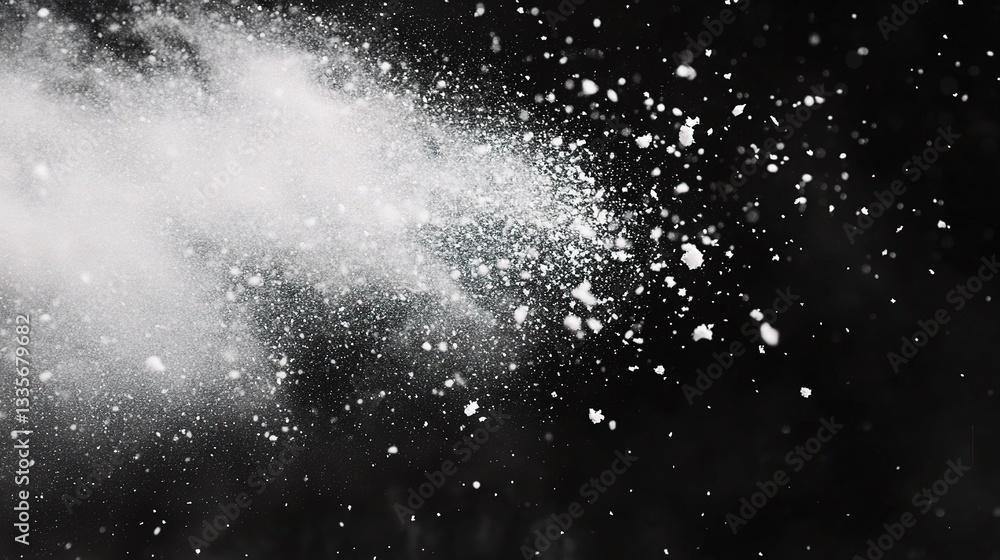 Abstract Snow Dust Textures in High Contrast for Background Use Abstract Snow Dust Textures in High Contrast for Background Use