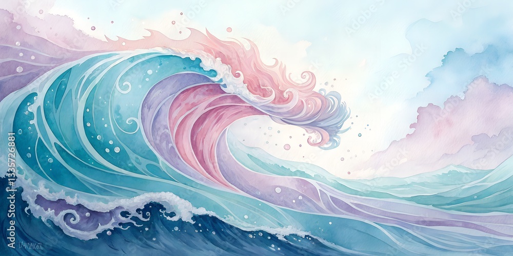 Bright and airy fluid art with soft blues, pinks, and purples in an ocean-like swirl. Bright and airy fluid art with soft blues, pinks, and purples in an ocean-like swirl.
