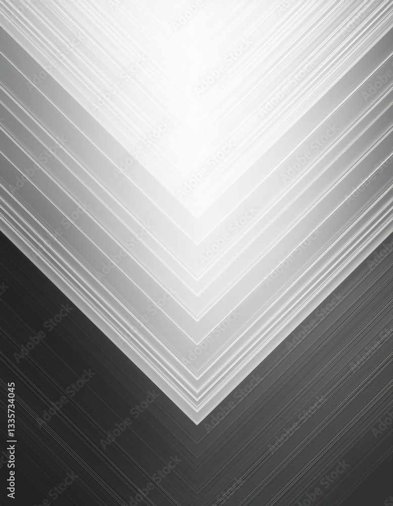 Obraz premium Grey white abstract stripe background geometry shine and layer element for presentation design. Suit for business, corporate, institution, party, festive.