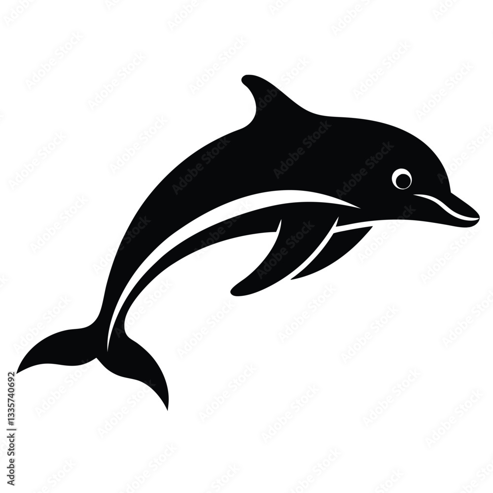 Fototapeta premium dolphin vector illustration