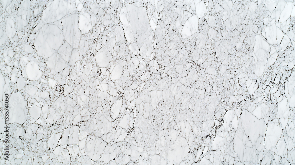Flat bright marble texture top view