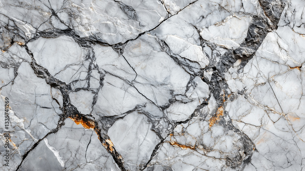 Flat bright marble texture top view