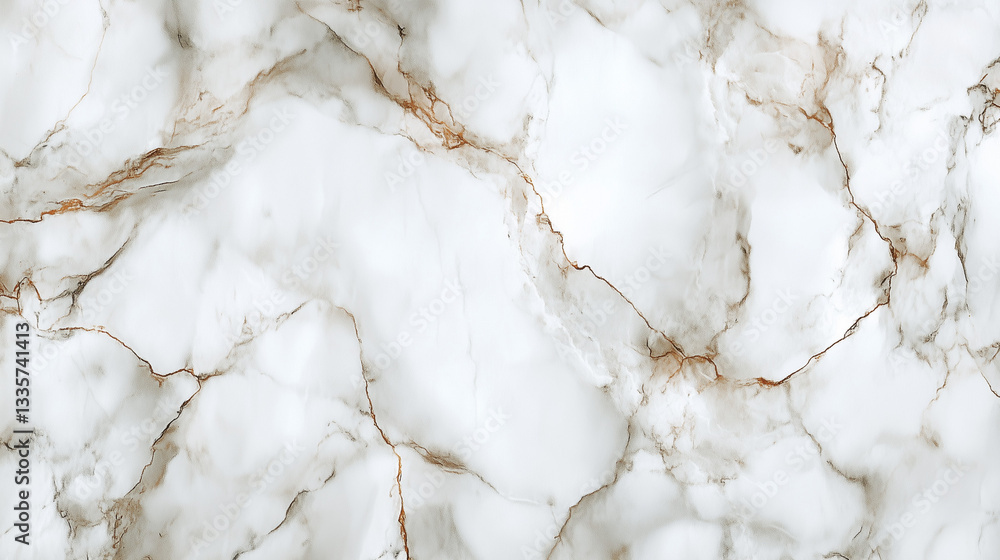 Flat bright marble texture top view