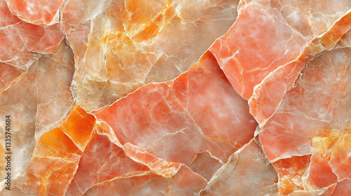 Flat bright marble texture top view