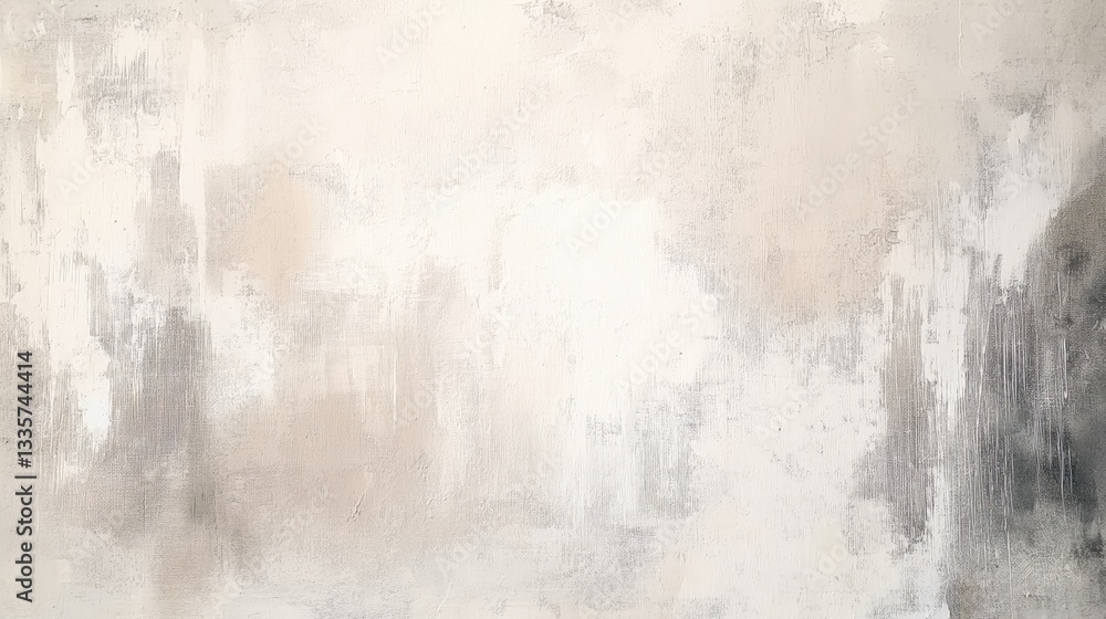 Generative AI, Minimalist Abstract Painted Canvas with Earthy Tones and Subtle Brush Strokes Generative AI, Minimalist Abstract Painted Canvas with Earthy Tones and Subtle Brush Strokes