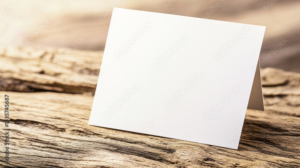 Blank Card on Wooden Surface: Simplicity and Focus in Minimalist Design
Blank Card on Wooden Surface: Simplicity and Focus in Minimalist Design