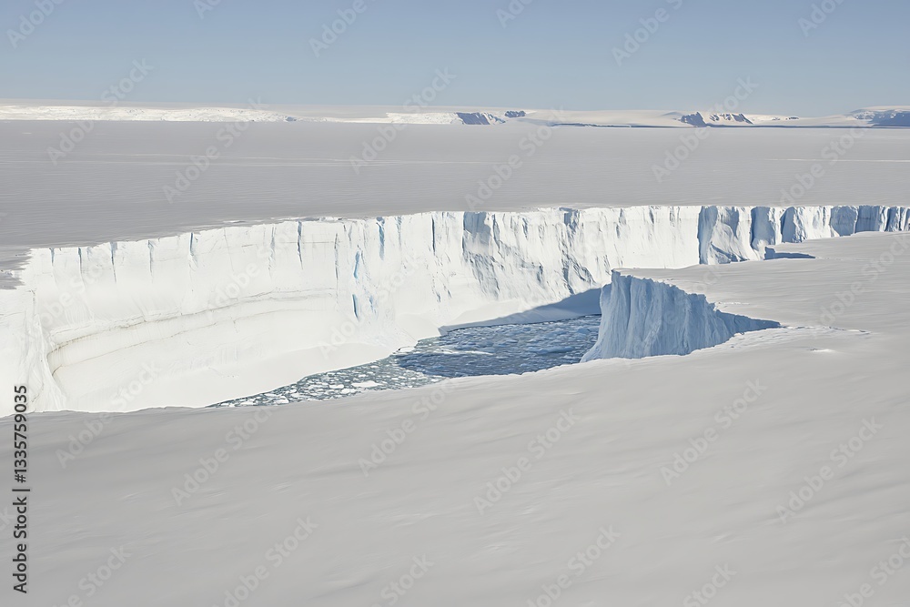 Obraz premium Majestic Glacier Landscape of the Arctic