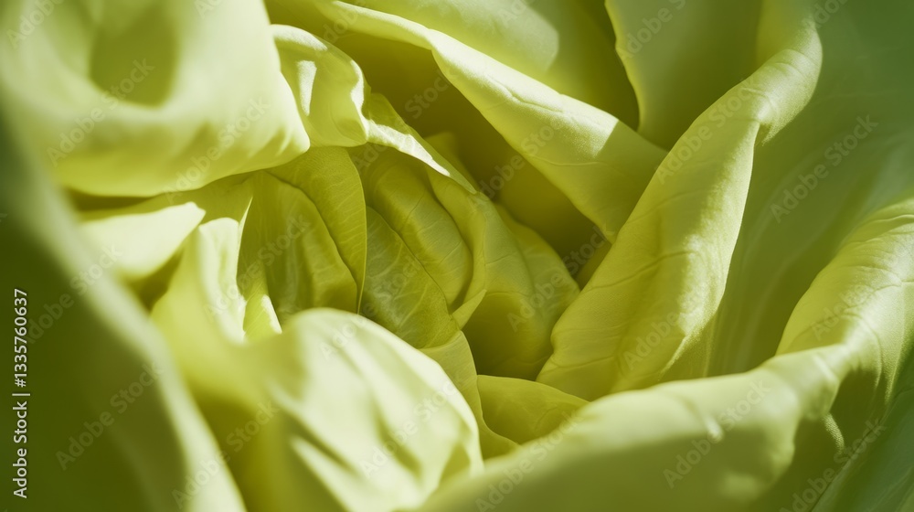Fresh Butterhead Lettuce in Close-Up, Showcasing Nature's Vibrant Beauty and Delicate Texture
Fresh Butterhead Lettuce in Close-Up, Showcasing Nature's Vibrant Beauty and Delicate Texture