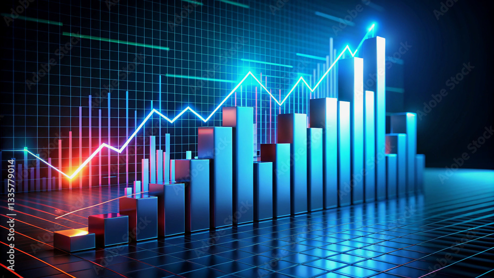 Dynamic Graph Illustrates Growing Financial Success Dynamic Graph Illustrates Growing Financial Success