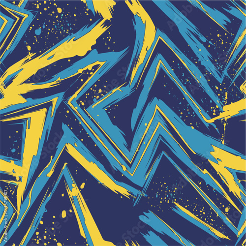 Colorful Abstract Seamless Pattern for Kids Fashion