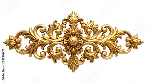 antique golden ornament