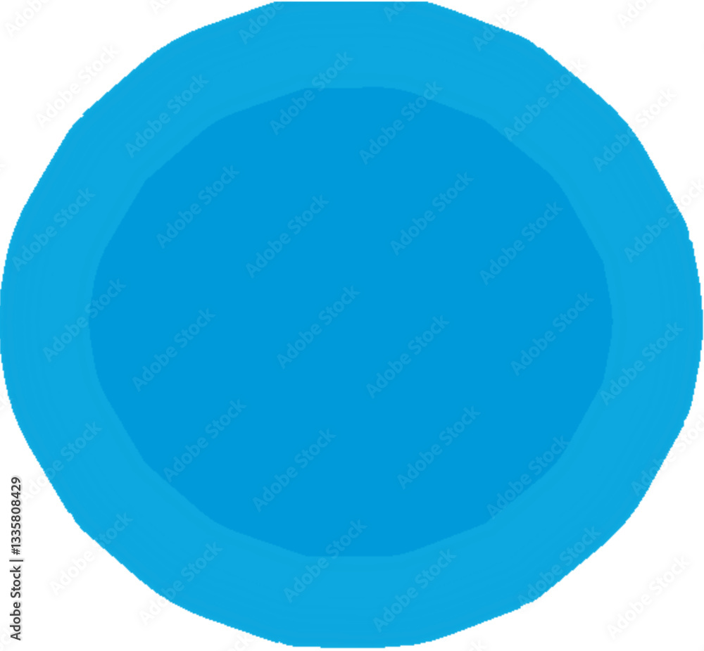 blue round button blue round button
