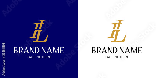 Creative Logo Letter FL,LF Monogram, Illustration, Design Inspiration, Vector, Icon