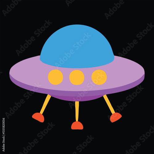 Vintage 80s Style Vector Illustration Art
