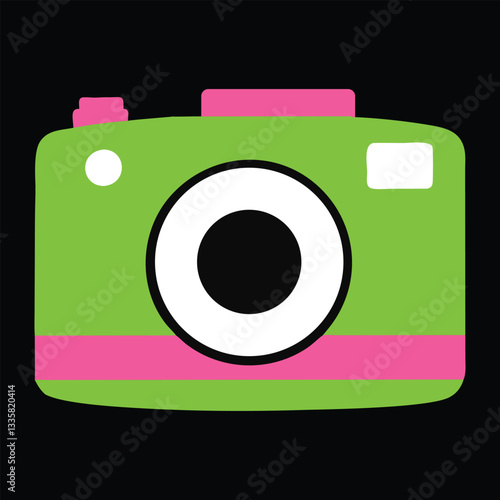 Nostalgic 80s Retro Vector Illustration
