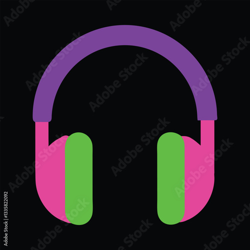 Retro 80s Vintage Vector illustration, old things 80s clipart design