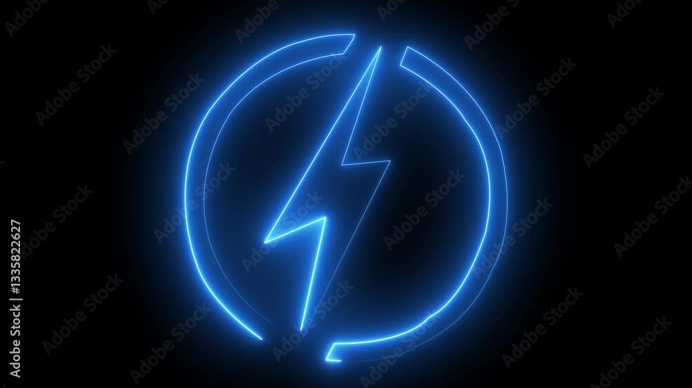 blue lightning icon blue lightning icon