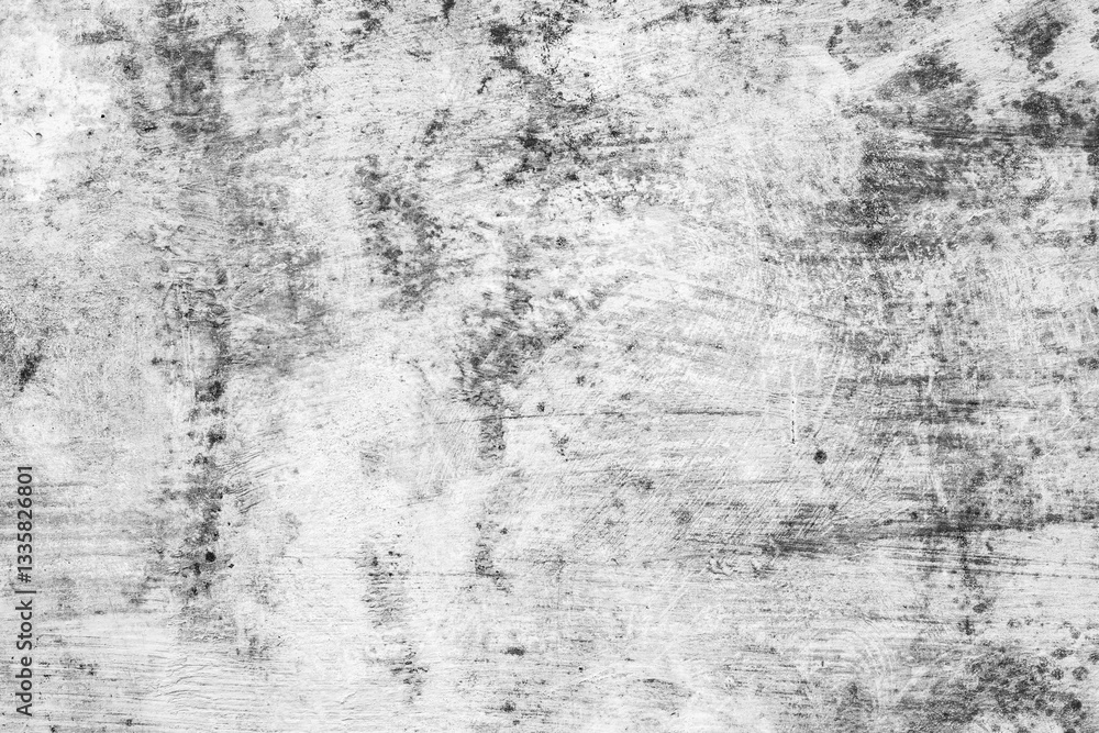 Naklejka premium Abstract grunge background with space for copy. Classic dark grey concrete wall. Texture for displaying objects and graphic design.