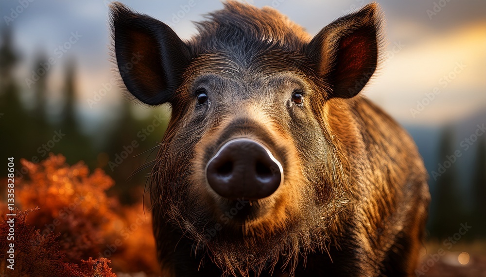 Fototapeta premium boar wild