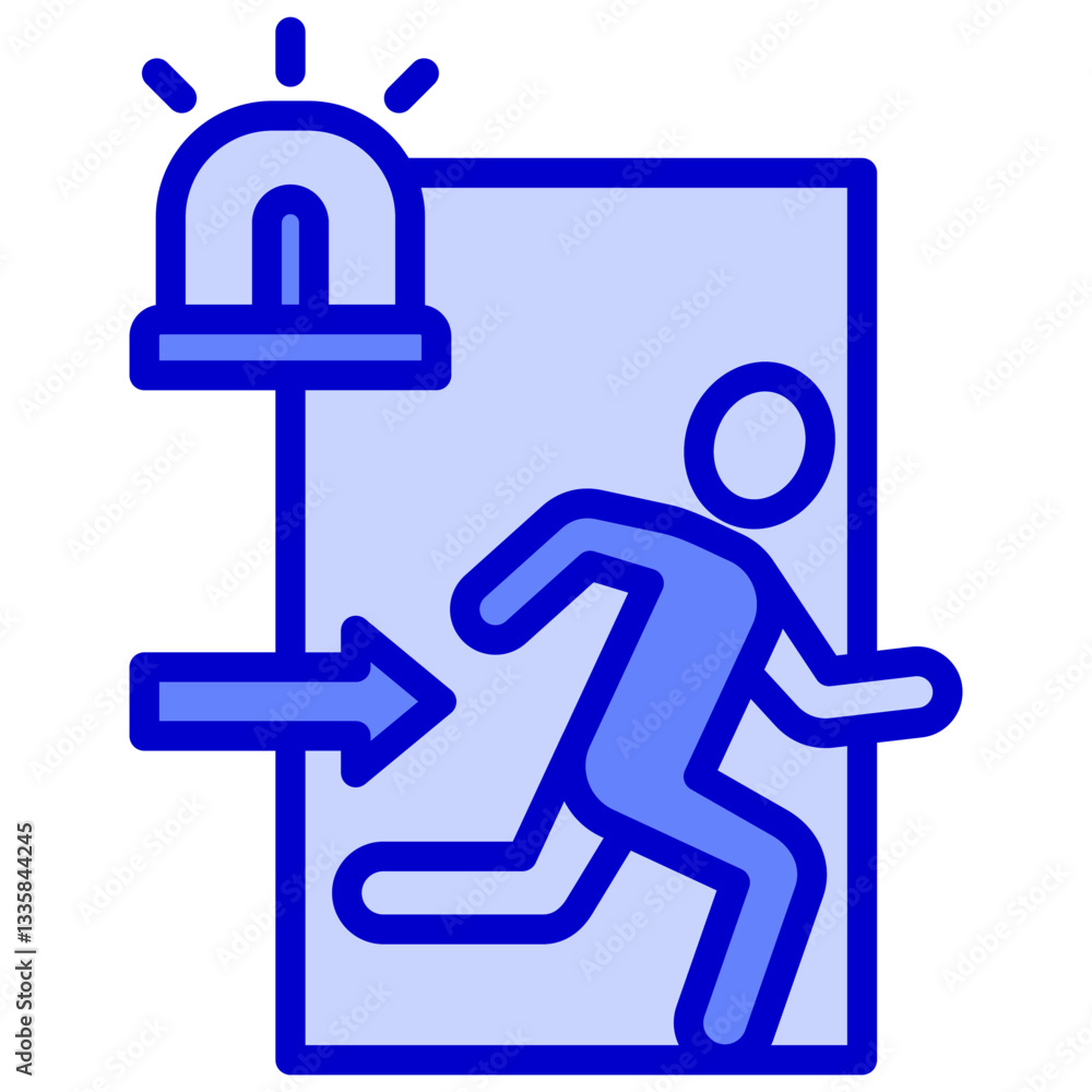 Emergency Exit Icon Emergency Exit Icon