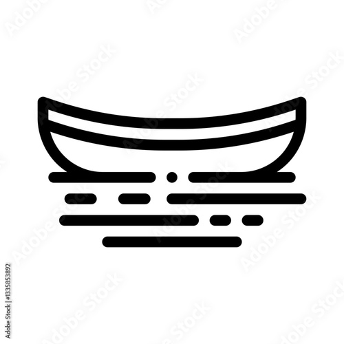 canoe line icon