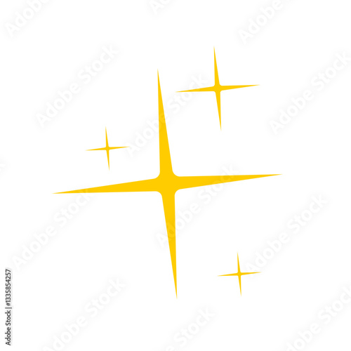 Collection of Sparkle and Twinkle Star Icons in Various Styles