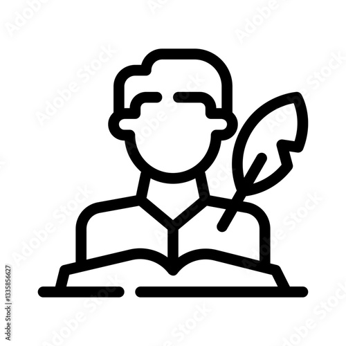 author line icon