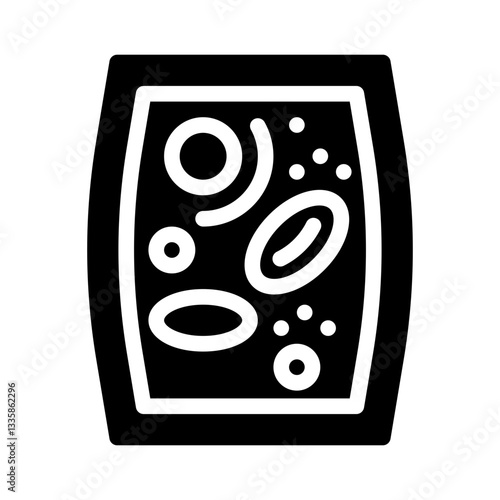 plant cell glyph icon