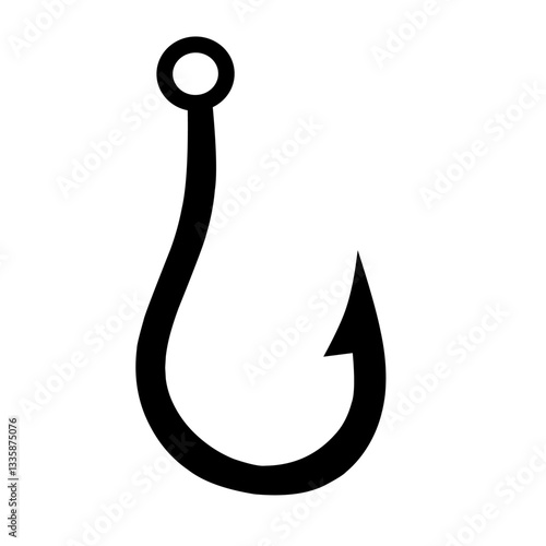 fishing hook vector illustration
