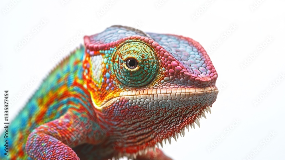 Close-up of vibrant chameleon (1) Close-up of vibrant chameleon (1)