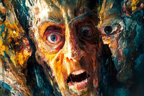 Mental disorder. Low mood. Depression support. Societal pressure - cause of depression: abstract image of mental state. Metaphorical societal pressure feelings of a loss of pleasure or intere.