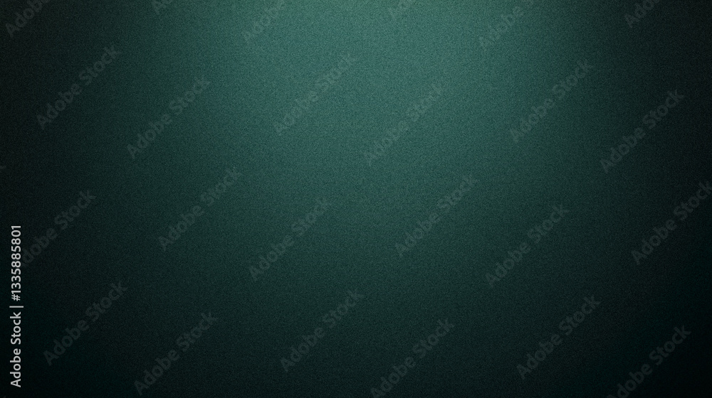 Fototapeta premium Grainy green black gradient background,blank abstract noise texture banner backdrop design