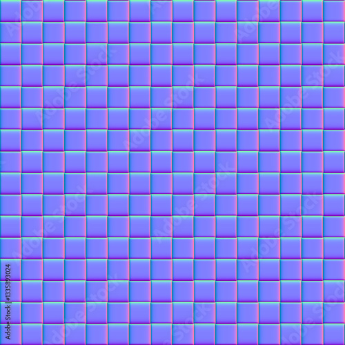 Normal map in carbon material (completely seamless pattern)