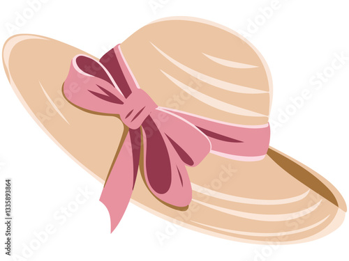 Cartoon Hat Seedling Care and Vegetable Garden Concept
