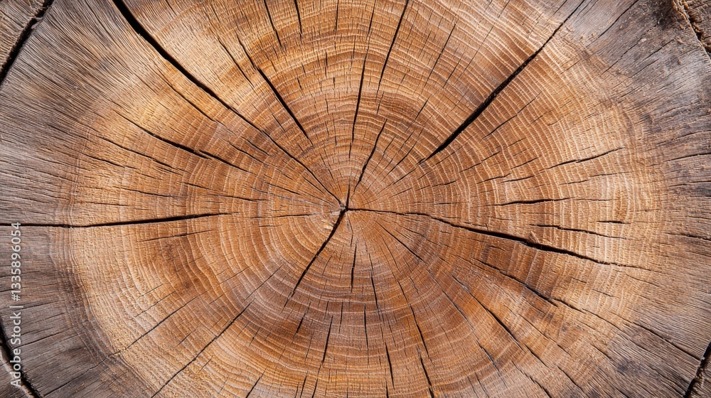 Fototapeta premium Minimalist wooden texture background for an eco-friendly ad concept.