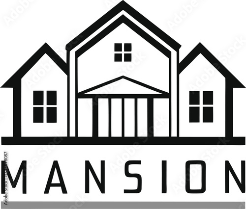 Grand mansion, epitomizing luxury, real estate, and architectural elegance.