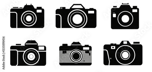 Camera icon set. Photo camera in flat style.  photo camera icon. camera photography icon. vector illustration 