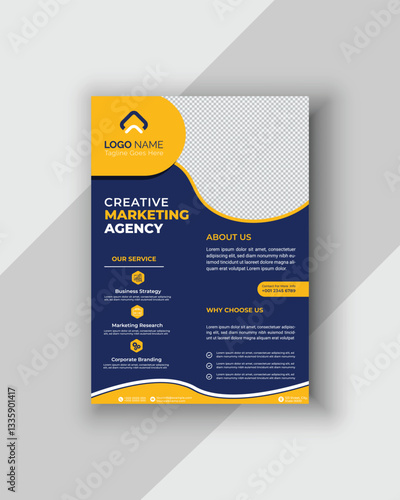 Vacation Corporate Flyer design template